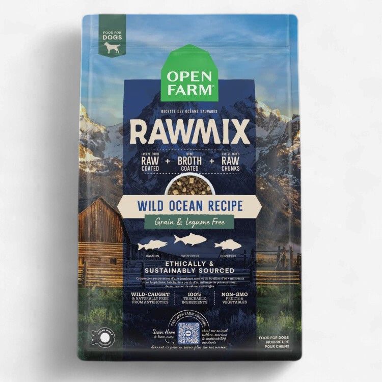 RawMix Wild Ocean Grain-Free Dog Kibble 3.5lb