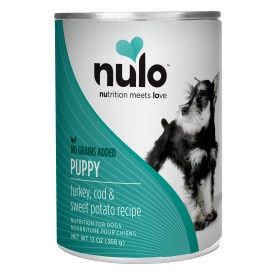 Nulo Paté Puppy Turkey, Cod &amp; Sweet Potato Recipe for Puppies 13oz