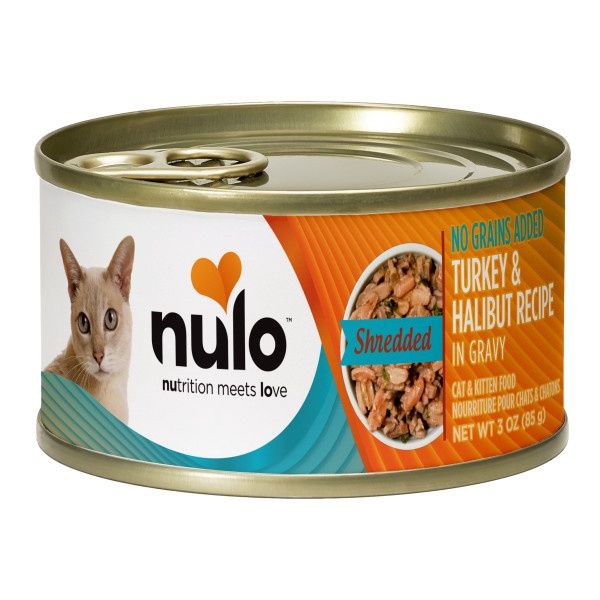 Nulo Shredded Turkey &amp; Halibut for Cats 3oz