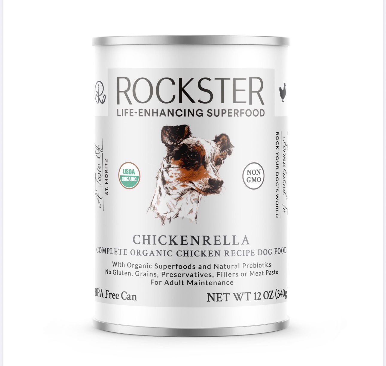 Chickenrella Complete Organic Chicken Recipe Dog Food