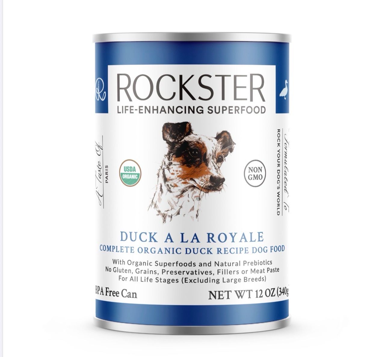 Duck A La Royale Complete Organic Duck Recipe Dog Food