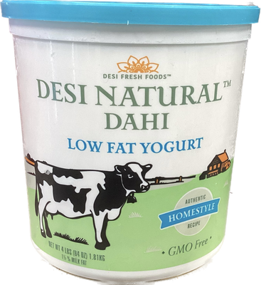 Desi Natural Lowfat Yogurt 4lb