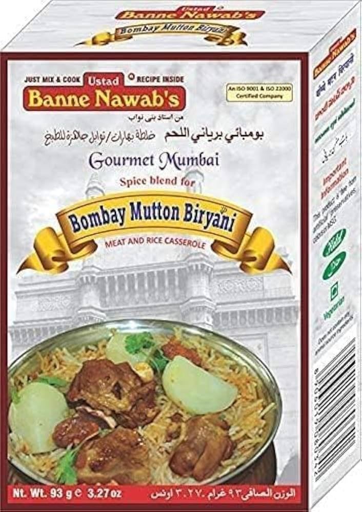 Banne Nawab Bombay Mutton Biryani 93g