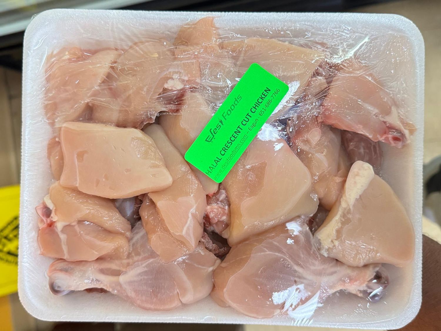 Fresh Halal Crescent Chicken Cut LB