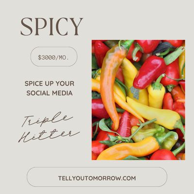Spicy Monthly Social Media