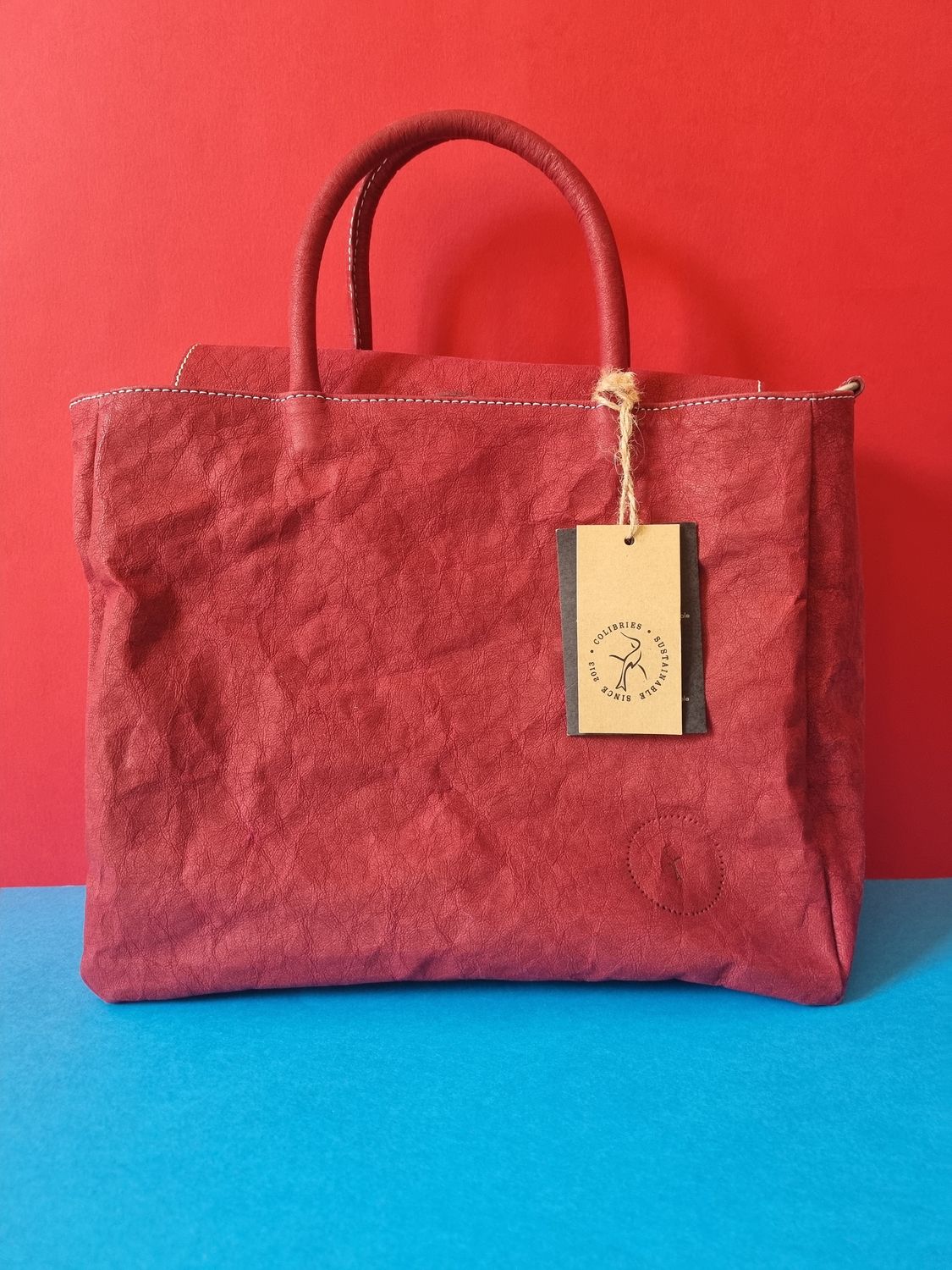 Borsa di carta Pepperwood - Rosso scuro