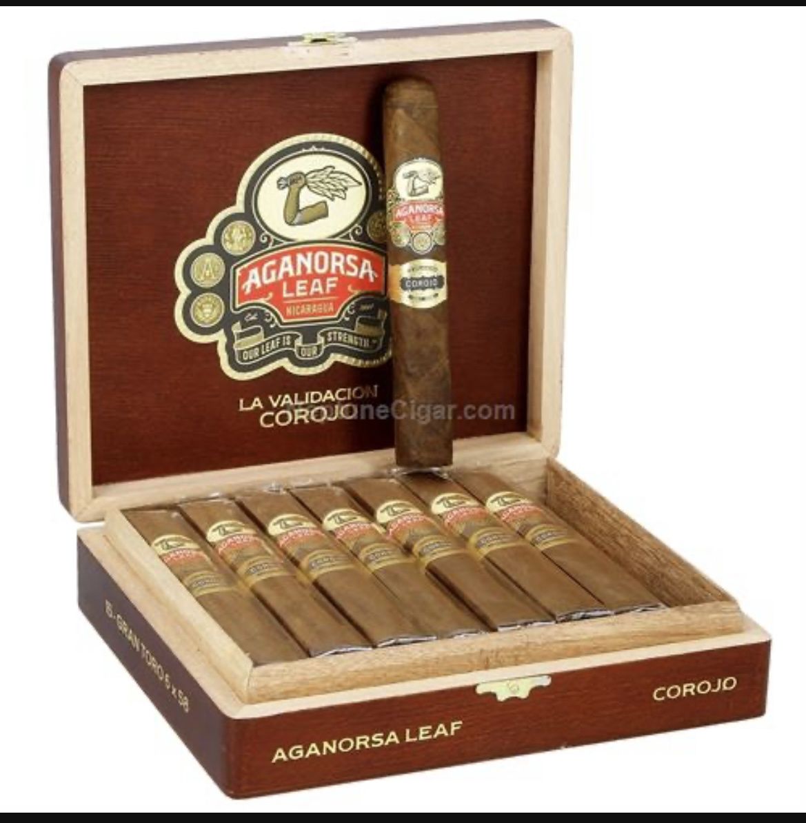 Aganorsa Leaf La Validacion Corojo  Grand Toro