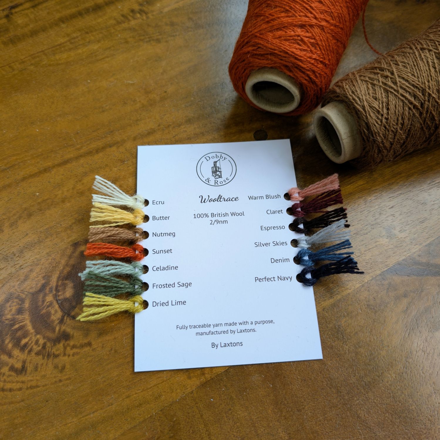 Wooltrace Sample Card