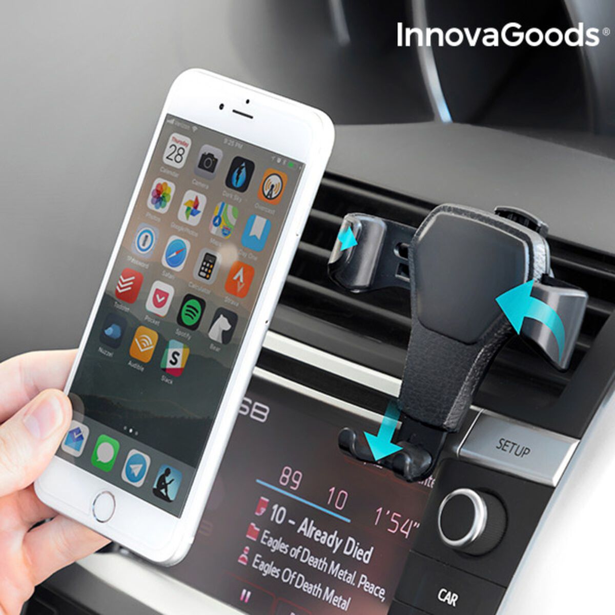 Gravity Smartphone Holder for Cars Gravder InnovaGoods