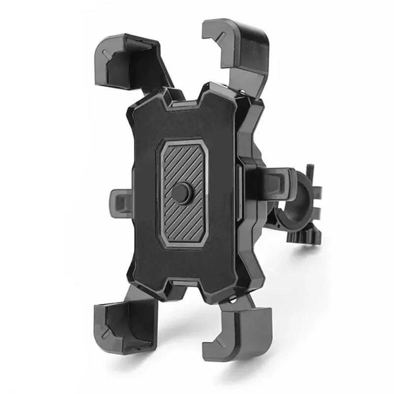 360° Rotatable Electric Bicycle Phone Holder for iPhone Xiaomi Riding, Color: black