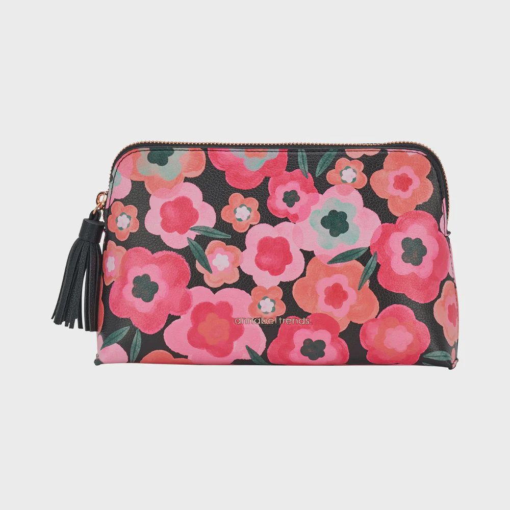 Vanity Bag Medium - Midnight Blooms