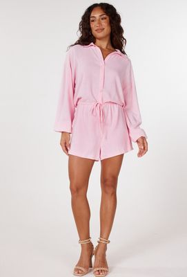 Lana Playsuit - Light Pink