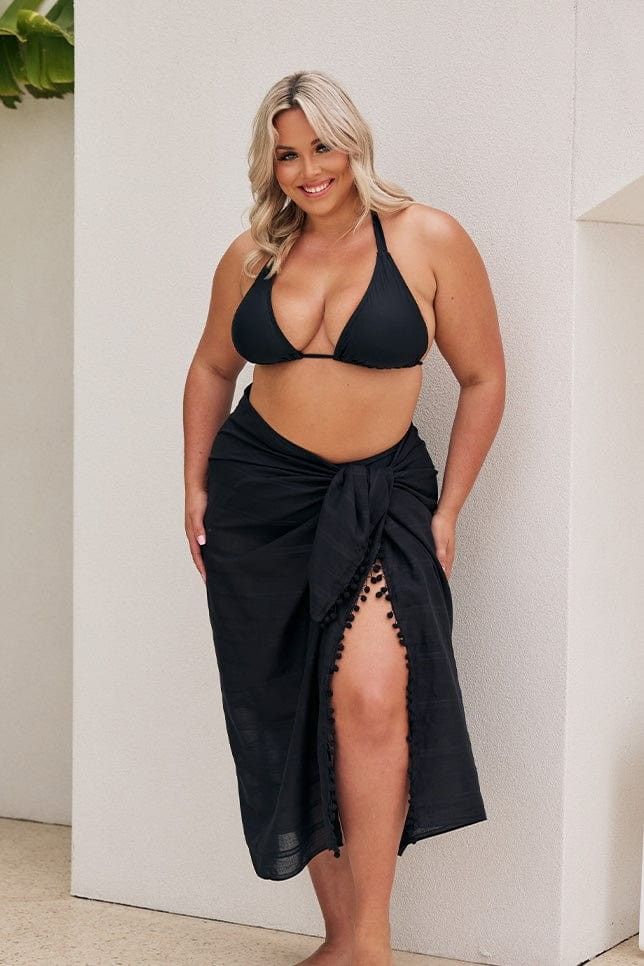 Beach Sarong, Colour: Black