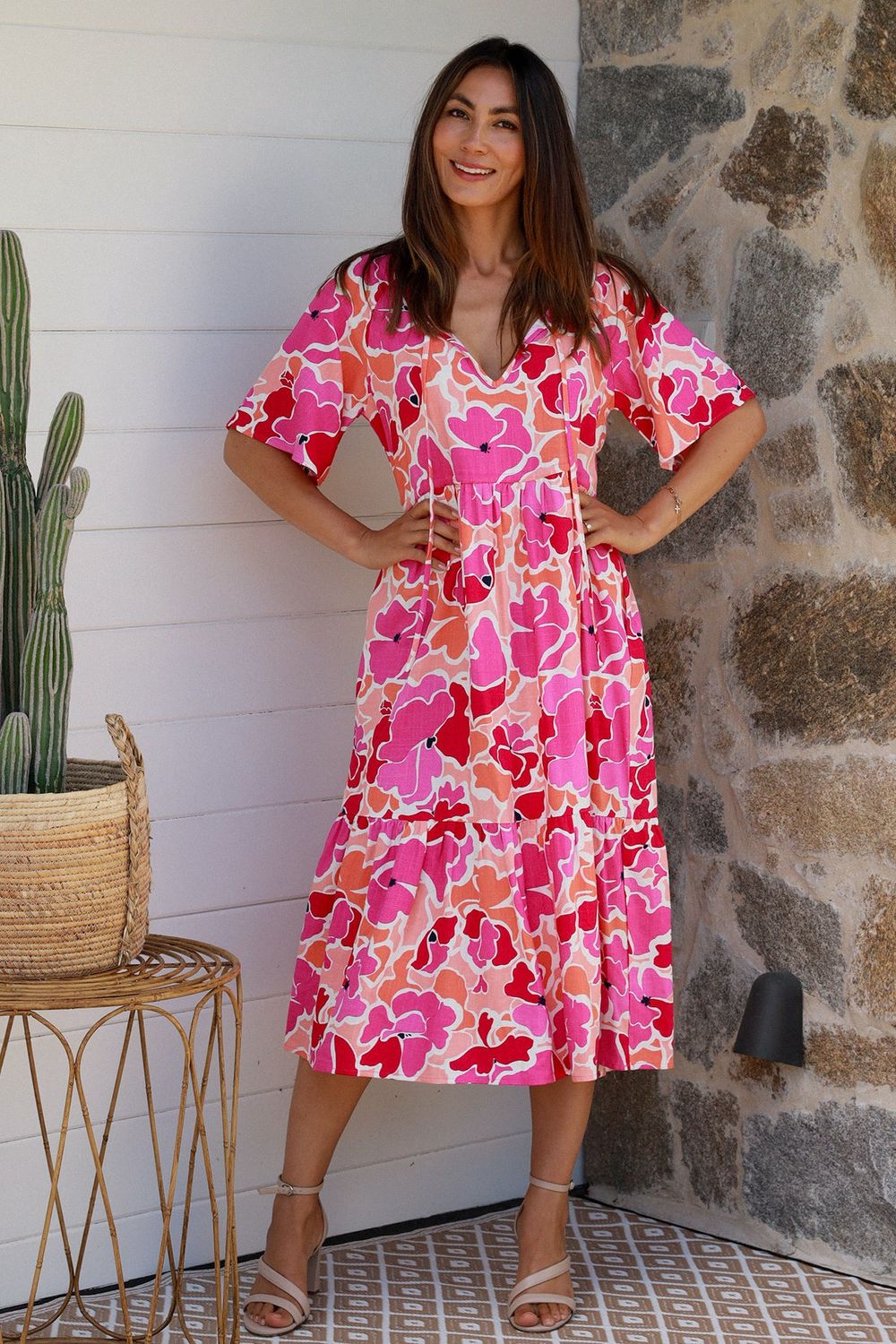Avery Midi Dress, Size: 8