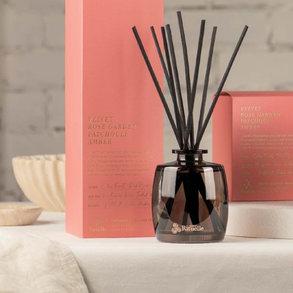 Urban Rituelle Diffuser - 220ml, Fragrance: Velvet Rose Garden Patchouli Amber