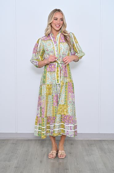 Polly Midi Dress, Size: S