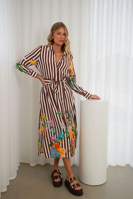 Choco Stripe Maxi