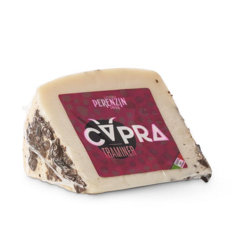 Capra ubriacato al Traminer - porzioni - Latteria Perenzin