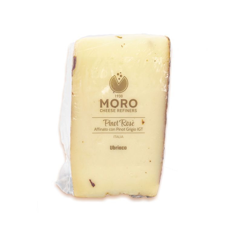 Formaggio Pinot Rosè la Jara - porzioni - Latteria Moro Sergio