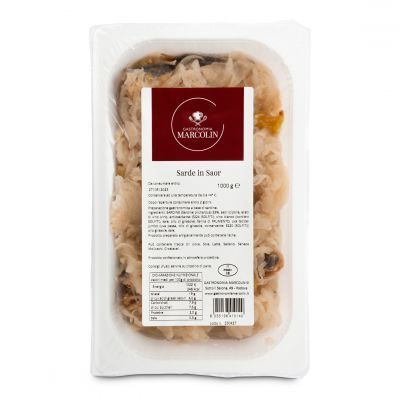 Sarde in Saor 1kg - Gastronomia Marcolin