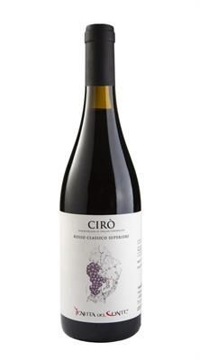 CIRO’ CLASSICO SUPERIORE ROSSO, CIRO’ DOC 100%GAGLIOPPO - TENUTA DEL CONTE