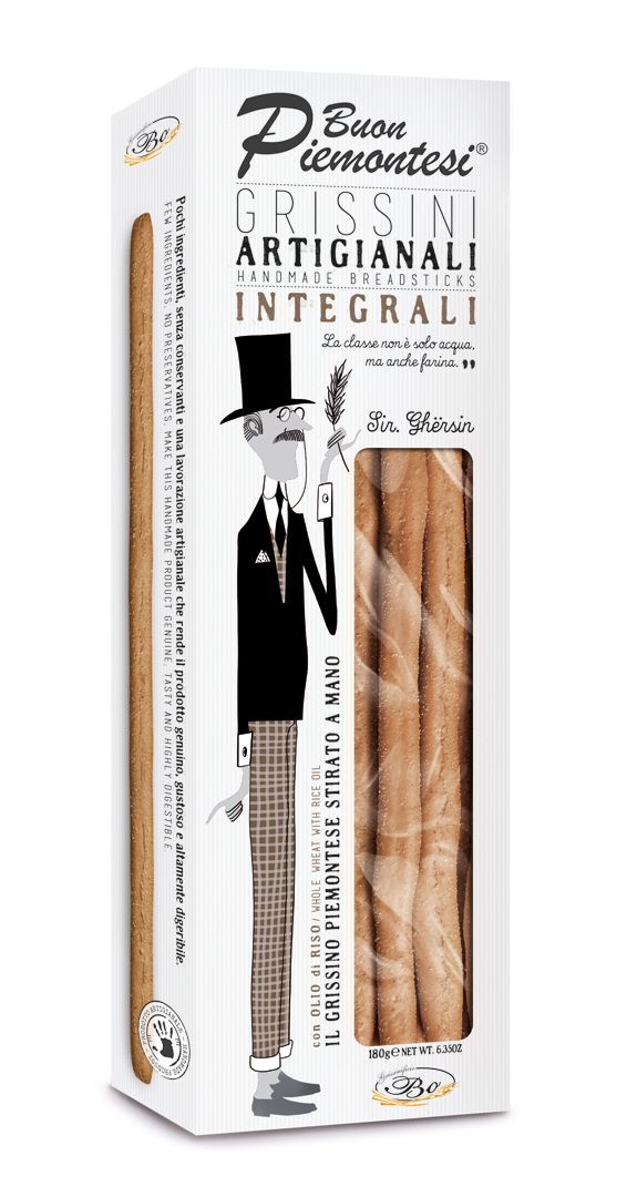 Grissini artigianali Integrali 180g - Panificio Bo