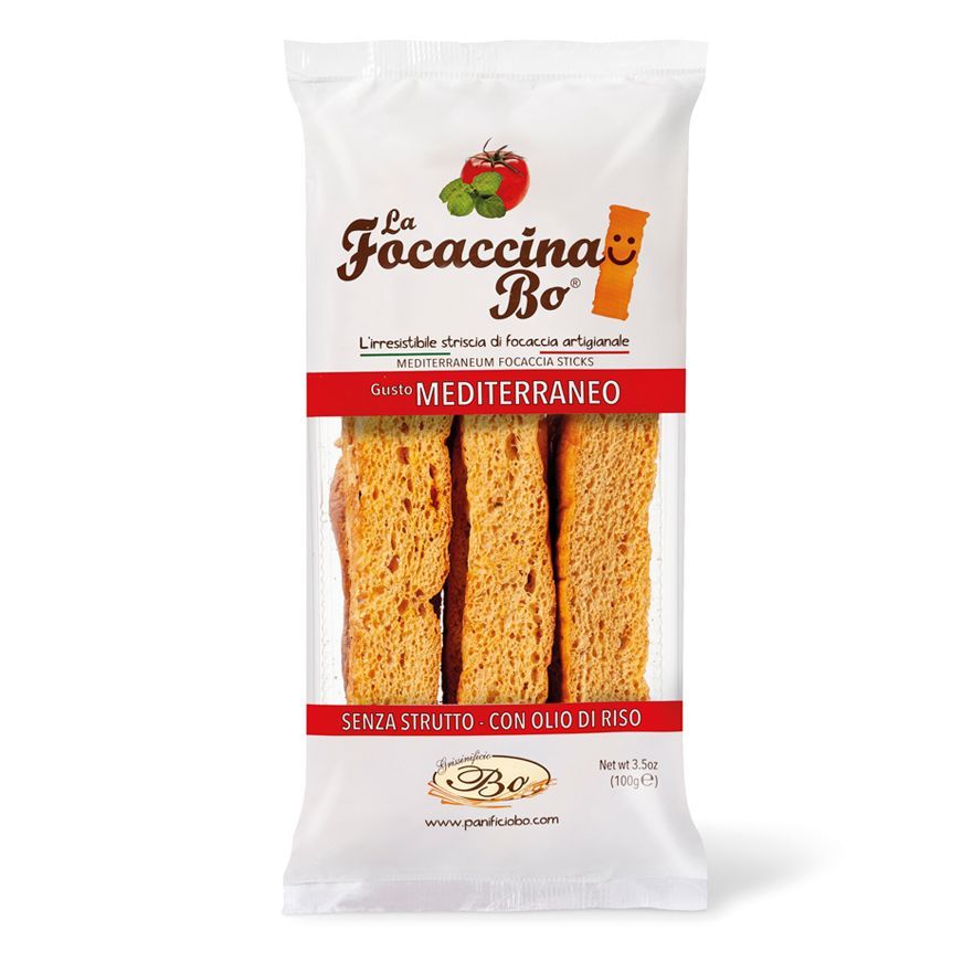 Focaccina gusto Mediterraneo 100 g - Panificio Bo