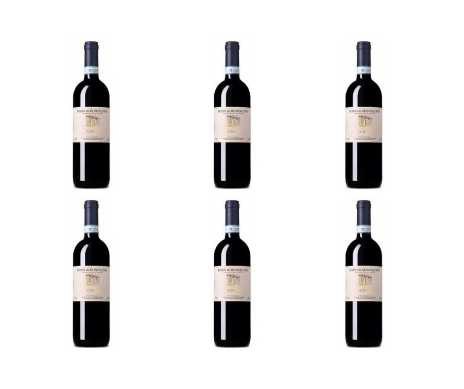 CARTONE DA 6 BOTTIGLIE - ROSSO DI MONTALCINO DOC, 90% SANGIOVESE 10% MERLOT - FATTORIA LA MAGIA (BIOLOGICO)
