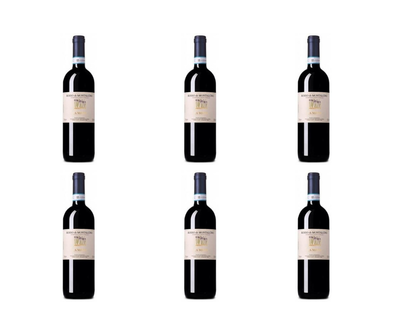 CARTONE DA 6 BOTTIGLIE - ROSSO DI MONTALCINO DOC, 90% SANGIOVESE 10% MERLOT - FATTORIA LA MAGIA (BIOLOGICO)