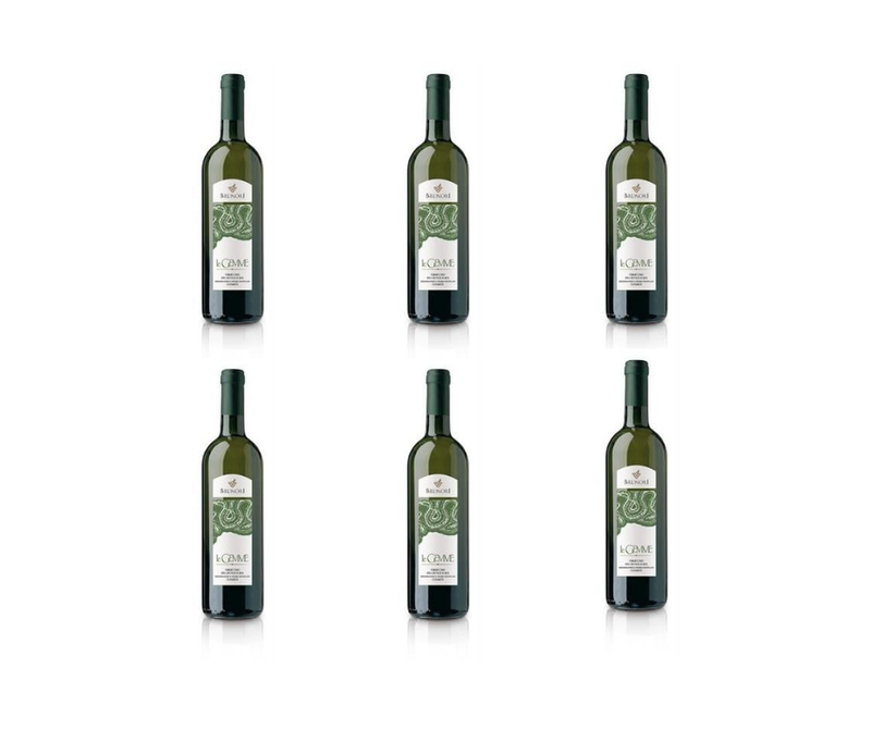 CARTONE DA 6 BOTTIGLIE - LE GEMME, VERDICCHIO DEI CASTELLI DI JESI 100%VERDICCHIO - CANTINA BRUNORI