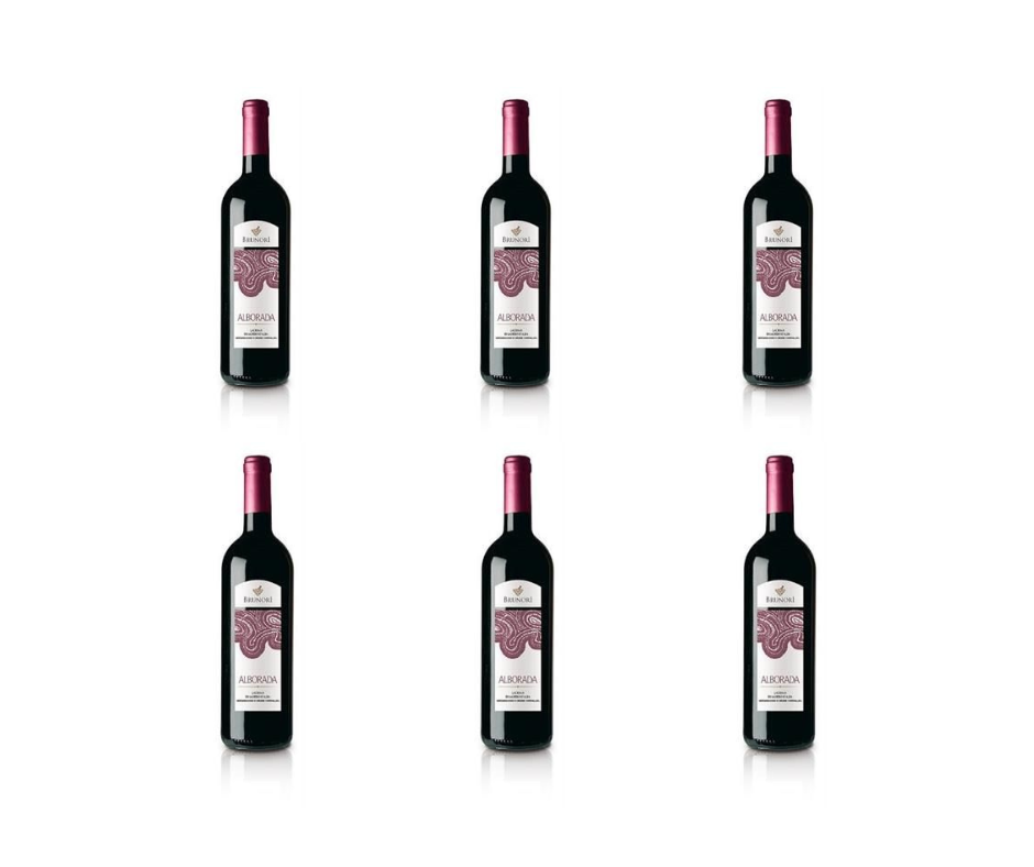 CARTONE DA 6 BOTTIGLIE - ALBORADA, LACRIMA DI MORRO D’ALBA DOC 100% LACRIMA - CANTINA BRUNORI