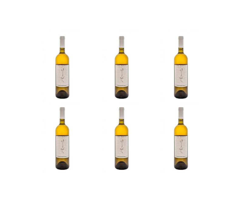 ​CARTONE DA 6 BOTTIGLIE - RAFFA, OFFIDA PASSERINA DOCG 100% PASSERINA - CANTINA CLARA MARCELLI