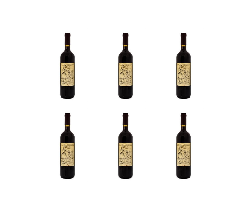 CARTONE DA 6 BOTTIGLIE - ROSSO PICENO SUPERIORE DOC, 80% MONTEPULCIANO 20% SAN GIOVESE - CANTINA CLARA MARCELLI