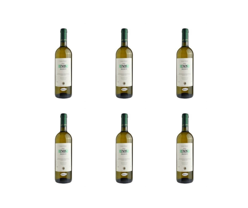 CARTONE DA 6 BOTTIGLIE - RENOSU BIANCO, VINO BIANCO, BLEND DI UVE A BACCA BIANCA - TENUTA DETTORI