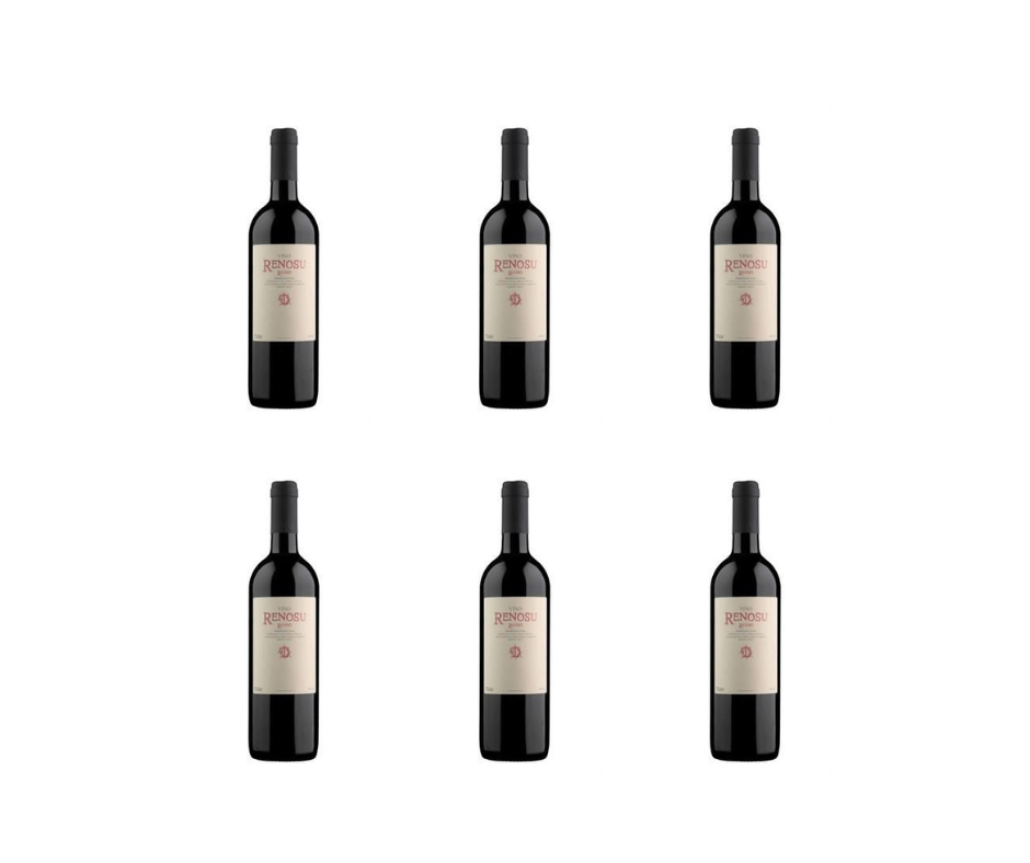 CARTONE DA 6 BOTTIGLIE - RENOSU ROSSO, VINO ROSSO, BLEND DI UVE A BACCA ROSSA - TENUTA DETTORI