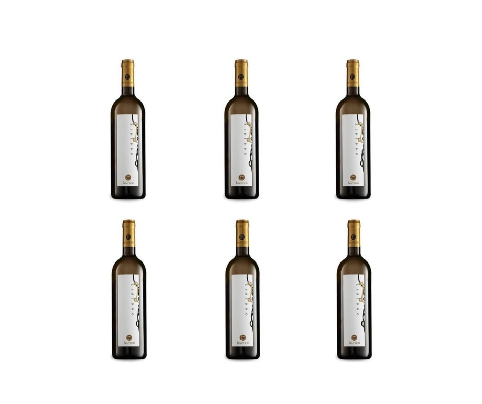 CARTONE DA 6 BOTTIGLIE - ZIBIBBO, TERRE SICILIANE IGT 100% MOSCATO D ALESSANDRIA - CANTINA NINO BARRACO