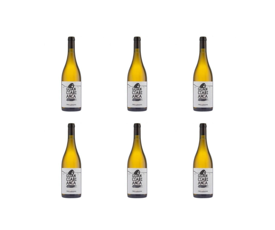 CARTONE DA 6 BOTTIGLIE - GUANCIA BIANCA, TERRE SICILIANE IGT 100% CATARATTO - CANTINA FABIO FERRACANE