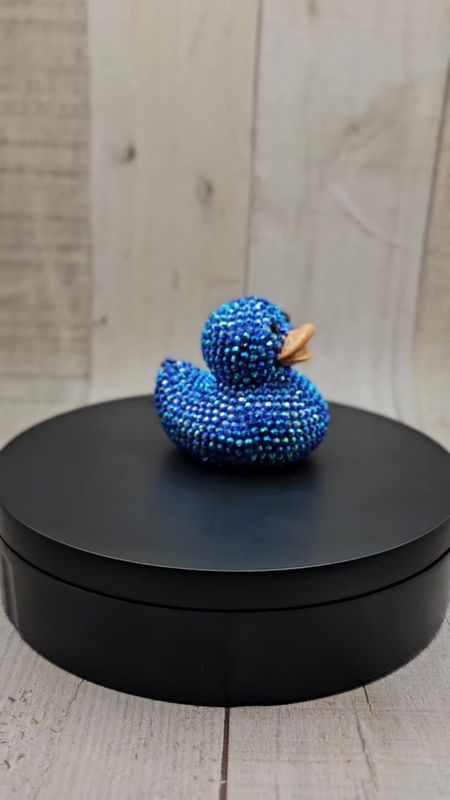 Saphire Rhinestone Duck