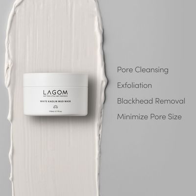 Lagom white kaolin mud mask 110ml