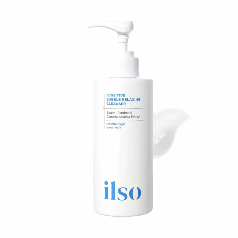 ilso sensitive bubble relaxing cleanser 200g