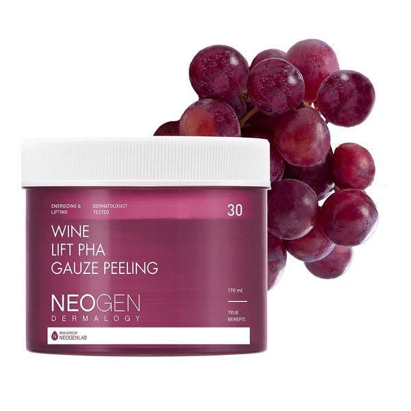 NEOGEN DERMALOGY WINE LIFT PHA GAUZE PEELING 30 PADS 190ml