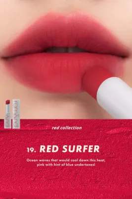 Rom&amp;nd ZERO MATTE LIPSTICK 19. RED SURFER