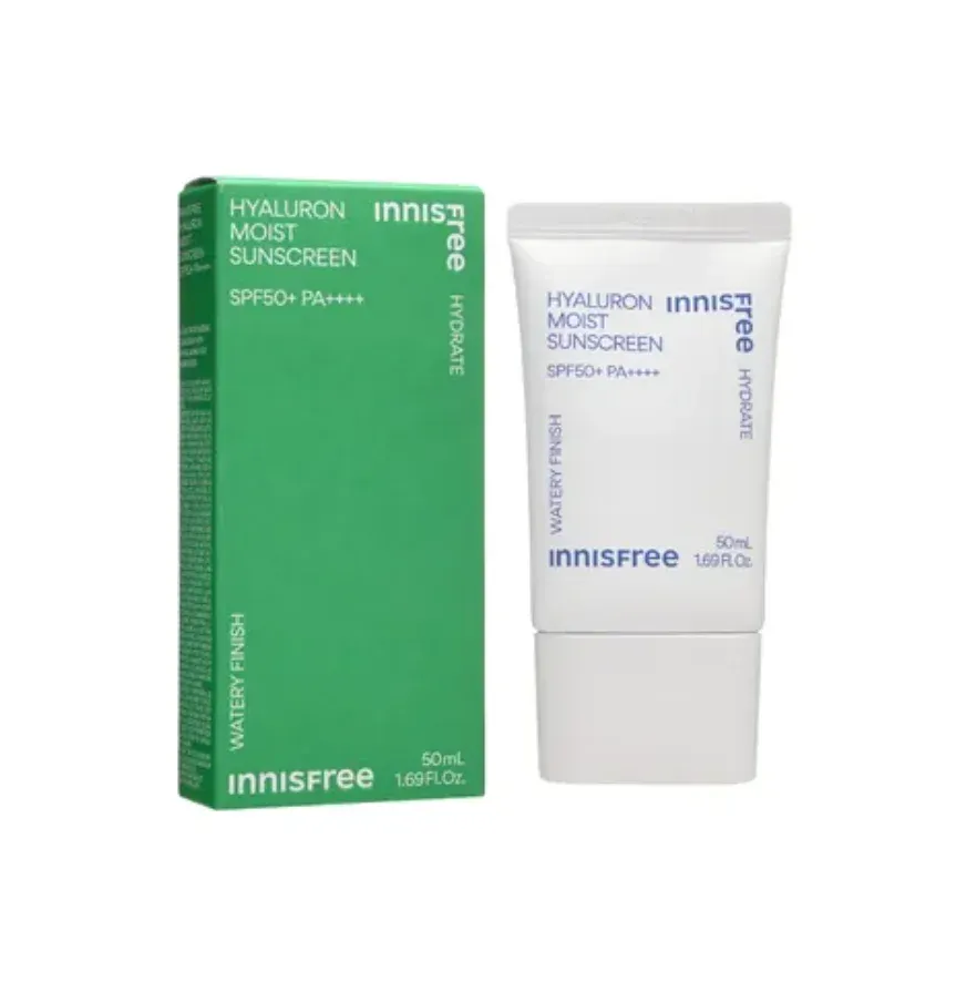 innisfree hyaluron moist sunscreen spf 50+ pa+++ 50ml