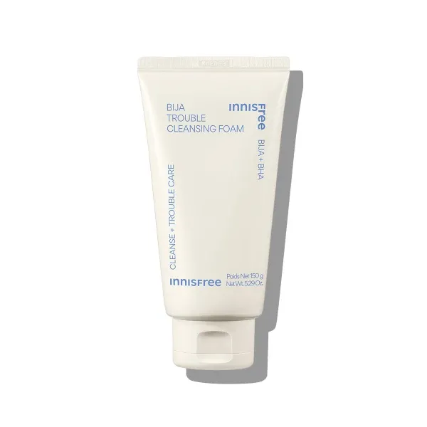 innisfree Bija Trouble cleansing foam Bija+BHA Poids Net 150g