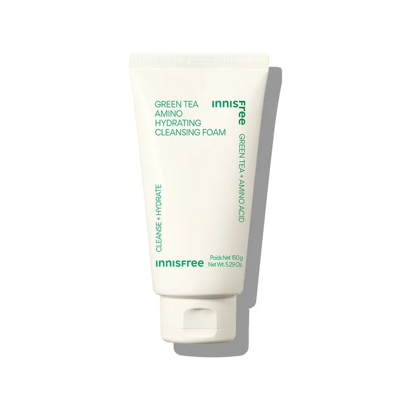 innisfree Green Tea Amino Nydrating Cleansing Foam Poids Net