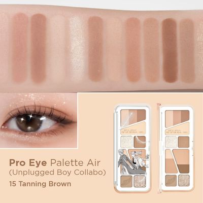 Clio pro eye palette air 15 tanning brown