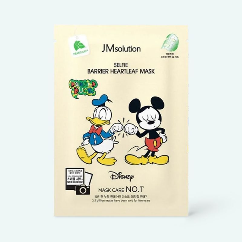 JM solution selfie barrier heartleaf mask 10ea