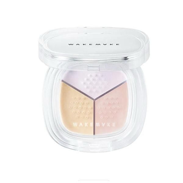 WAKEMAKE STAY FIXER MULTI COLOR POWDER BRUSH SET (light skin)