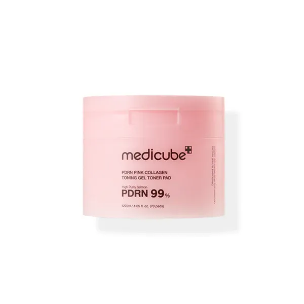 Medicube PDRN Pink Collagen Toning Gel Toner Pad 120ml