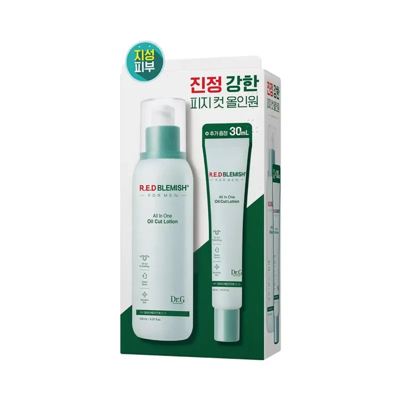 Dr.G Red Blemish For Men All In One Oil Cut Lotion 150mL+30ml